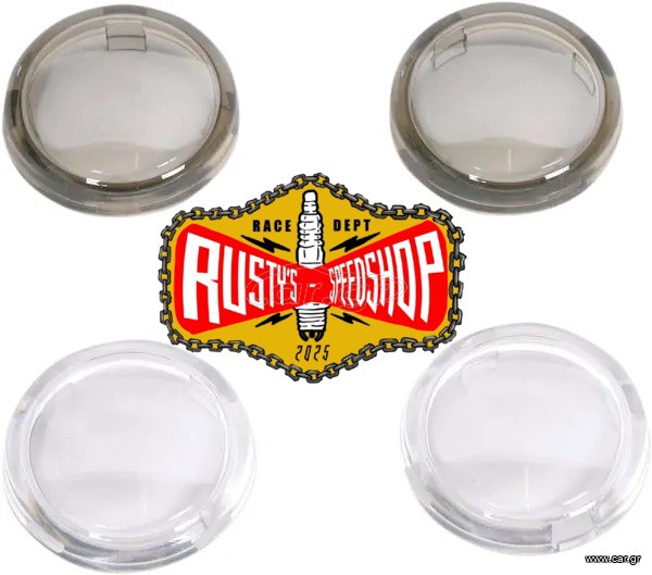 DRAG SPECIALTIES LENS KIT CLR/SMK MINI-DUE