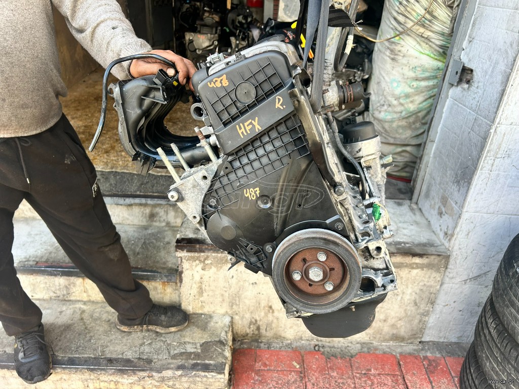 ΚΙΝΗΤΗΡΑΣ PEUGEOT/CITROEN 206/C2-C3-SAXO 1.1L 8V HFX 1998-2008