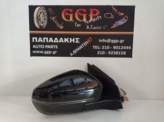 Καθρέπτης Δεξιός Ηλεκτρικός Ηλεκτρική Ανάκληση Φως Ασφαλείας Blis 2 Φίσες 19 Καλώδια Μαύρος Peugeot 3008 / 5008 2016-2024 / Citroen C5 Aircross 2016-2024 / Ο ,
