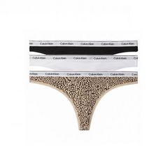 Calvin Klein Γυναικείο Βαμβακερό Σλιπ String/Thong 3 Τεμάχια 3RN SS '26