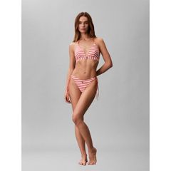 Calvin Klein Γυναικείο Μαγιό Τριγωνο Με Σταθερό Κούμπωμα Ριγέ SS '26