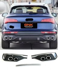 ΠΙΣΩ ΣΠΟΙΛΕΡ REAR DIFFUSER WITH EXHAUST TIPS AUDI Q5 2020 - 2022 | SQ5 Design