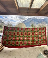 Παραδοσιακό Χειροποίητο Υφαντό Κιλίμι Αργαλειού (Vintage)