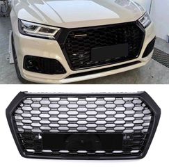 ΜΑΣΚΑ ΕΜΠΡΟΣ Audi Q5 FY RSQ5 Design piano black 17-20 Grille Gloss Black