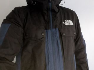 North Face Balfron ski snowboard jacket  Medium Blue Black-thumb-1