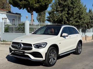 Mercedes-Benz GLC 300 2021 300e AMG Panorama PLUG-IN HYBRID 1ο Χέρι-Ελληνικό FULL EXTRA