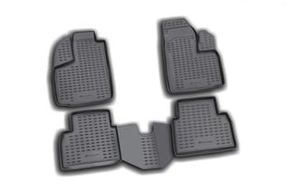 Novline ΠΑΤΑΚΙΑ ΣΕ ΣΚΑΦΗ TPE ΛΑΣΤΙΧΟ ΓΙΑ FIAT DOBLO 11/2000-12/2009 ΣΕ ΜΑΥΡΟ ΧΡΩΜΑ NOVLINE - 4 ΤΕΜ.