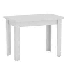 Τραπέζι Κουζίνας Celeste Μελαμίνη Λευκό 100x60x73.5cm