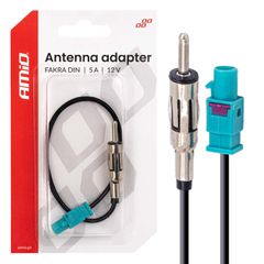 Amio – Αντάπτορας Κεραίας Fakra Σε Din 12V 5A Για Σταθερό Σήμα & Αξιόπιστη Σύνδεση – 1 Τεμ. (04443/AM)