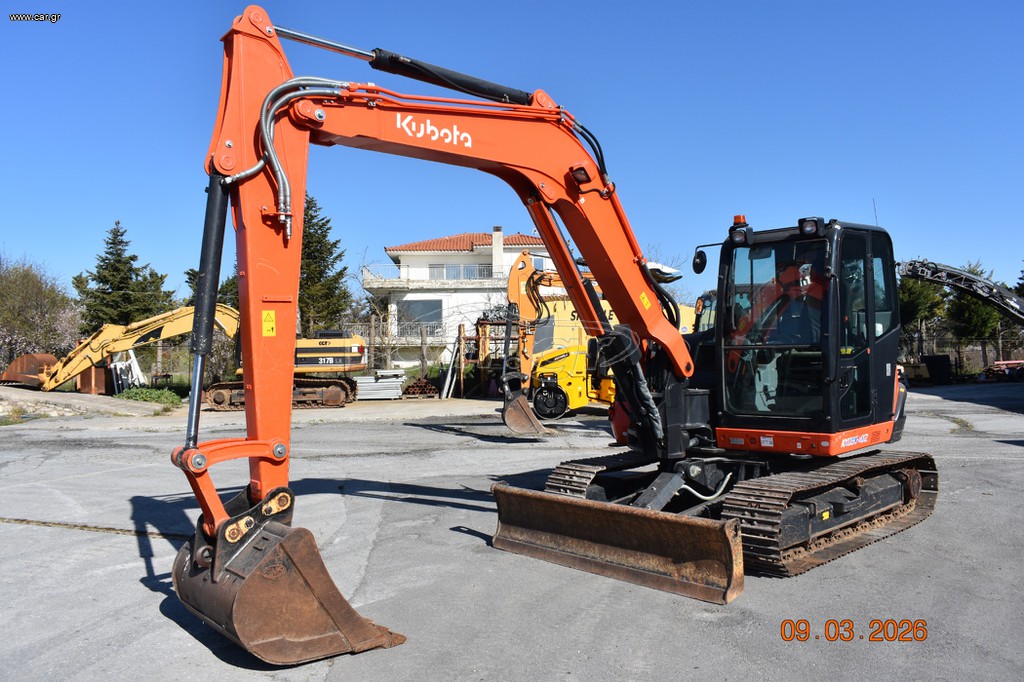Εκσκαφέας Με Ερπύστριες Kubota 2021 KX080-4a2