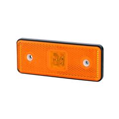 M-Tech ΦΩΣ ΟΓΚΟΥ ΑΝΑΚΛΑΣΤΙΚΟ LD161 12/24V 3LED HORPOL ΠΟΡΤΟΚΑΛΙ 11 x 4 cm -1ΤΕΜ.
