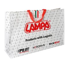 Lampa ΤΣΑΝΤΑ ΧΑΡΤΙΝΗ ΔΙΑΦΗΜΙΣΤΙΚΗ ΜΕ ΛΑΒΕΣ LAMPA (XL) 695x455x185mm