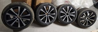 Σετ ζαντολάστιχα γνήσια MERCEDES 245 45 18 (DOT 0223) & 275 40 18 (2421) Pirelli Sottozero 3 MO (Καινούργια ελαστικά μπροστά)