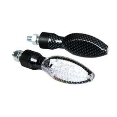 Lampa ΦΛΑΣ MOTO KINESIS CARBON 12V+LED