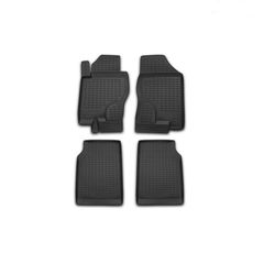 Novline ΠΑΤΑΚΙΑ ΣΕ ΣΚΑΦΗ TPE ΛΑΣΤΙΧΟ ΓΙΑ NISSAN NAVARA 4D D40 2005+ 4ΤΕΜ. (ΜΕΓΑΛΗ ΠΟΡΤΑ ΠΙΣΩ 4D) ΜΑΥΡΟ