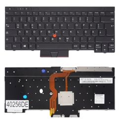 Deutsche Tastatur für Laptop - German Laptop Keyboard για Lenovo ThinkPad T430s L430 L530 T430 T530 W530 X230 0C02046 04X1240 04X1365 4W3025 04W2369 V130020AK3 DE Pointer Black ( Κωδ.40256DE )