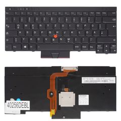 Deutsche Tastatur für Laptop - German Laptop Keyboard για Lenovo ThinkPad T430s L430 L530 T430 T530 W530 X230 0C02046 04X1240 04X1365 4W3025 04W2369 V130020AK3 DE Pointer Backlight Black ( Κωδ.40256DE
