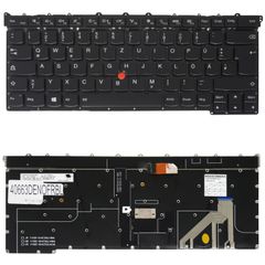 Deutsche Tastatur für Laptop - German Laptop Keyboard για Lenovo ThinkPad X1 Carbon 3rd Gen 20BS 20BT 2015 SN20G18565 00HN975 01YQ389 00HN949 DE Nο Frame Backlight Pointer Black ( Κωδ.40663DENOFRBL )