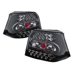 Πισινά Φανάρια Set Για Vw Golf IV (4) 97-03 Led Μάυρα LH Group