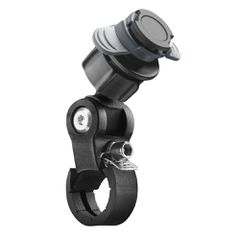 Optiline Βάση Στήριξης Κινητού Clamp της σειράς Titan Optiline για Τιμόνι Μηχανής ή Ποδηλάτου με διάμετρο από 14 mm έως 34 mm και σύστημα Duolock, συμβατή με Θήκες ή Αντάπτορες Κινητού Optiline