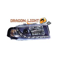 Diederichs ΦΑΝΑΡΙΑ ΓΙΑ SKODA OCTAVIA 4 97-04 DRAGONLIGHT+LED BLACK