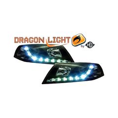 Diederichs ΦΑΝΑΡΙΑ ΓΙΑ SKODA OCTAVIA 5 05.04-09.08 DRAGONLIGHT+LED BLACK