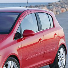S-dizayn TRIM ΠΑΡΑΘΥΡΩΝ ΑΥΤΟΚΟΛΛΗΤΑ ΧΡΩΜΙΟΥ ΓΙΑ OPEL CORSA D 3D 07-14 6ΤΕΜ.
