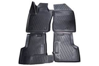 Novline ΠΑΤΑΚΙΑ ΣΕ ΣΚΑΦΗ TPE ΛΑΣΤΙΧΟ ΓΙΑ FIAT 500X 2014+ ΣΕ ΜΑΥΡΟ ΧΡΩΜΑ NOVLINE - 4 ΤΕΜ.