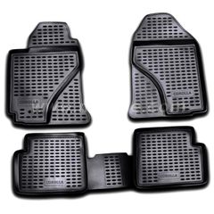 Novline ΠΑΤΑΚΙΑ ΣΕ ΣΚΑΦΗ TPE ΛΑΣΤΙΧΟ ΓΙΑ TOYOTA COROLLA 2002-2007 ΣΕ ΜΑΥΡΟ ΧΡΩΜΑ NOVLINE - 4 ΤΕΜ.