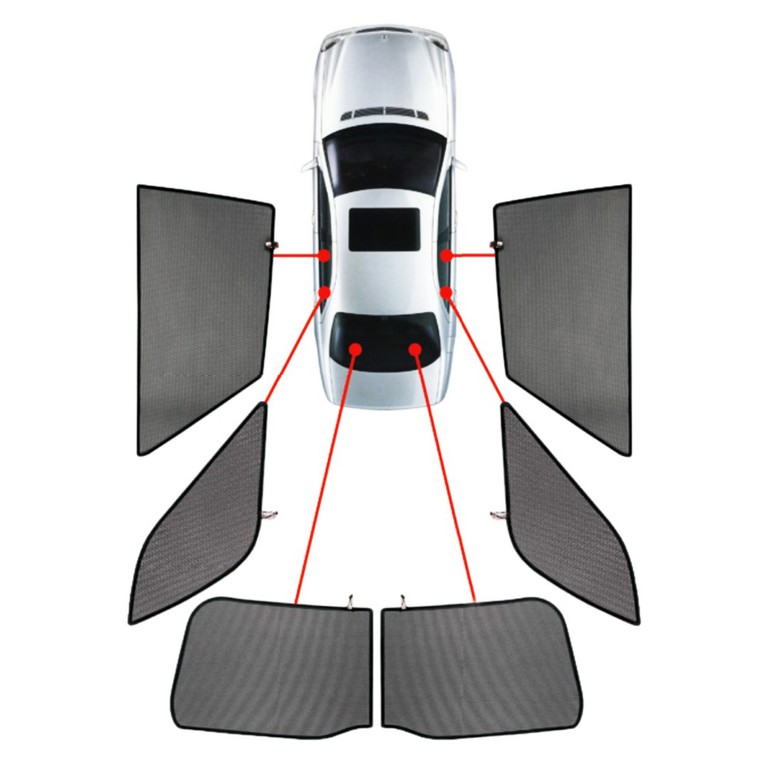 CarShades CarShades - ΚΟΥΡΤΙΝΑΚΙΑ CAR SHADES ΓΙΑ VW TOUAREG 5D 2003-2010 - 6 ΤΕΜ. (PVC.VW-TOUA-5-A)