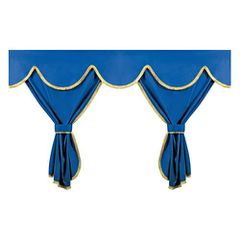 Lampa ΣΕΤ ΚΟΥΡΤΙΝΕΣ ΝΤΑΛΙΚΑΣ PRIVILEGE STANDARD ΜΠΛΕ 8ΤΕΜ.