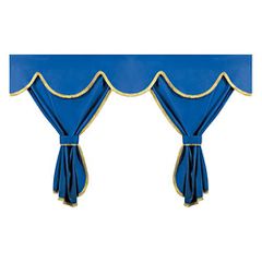 Lampa ΣΕΤ ΚΟΥΡΤΙΝΕΣ ΝΤΑΛΙΚΑΣ PRIVILEGE HIGH SIDE ΜΠΛΕ 8ΤΕΜ.