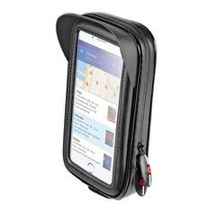 Optiline Θήκη Κινητού Soft Case με Αλεξήλιο της σειράς Optiline Universal Εφαρμογής για κινητά με μέγιστες διαστάσεις 85 x 170 mm, συμβατή με Βάσεις Στήριξης Κινητού Optiline για Μηχανή με σύστημα Duo