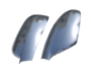 Omtec ΚΑΠΑΚΙΑ ΚΑΘΡΕΠΤΩΝ ΓΙΑ PEUGEOT 307 HB 5D/SW/CC 01-08 /PEUGEOT 407 SD/SW/CP 04-10 ΧΡΩΜΙΟΥ ΣΑΤΙΝΕ 2 ΤΕΜ. ΠΛΑΣΤΙΚΑ