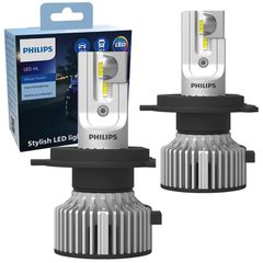 Λάμπες Led H4 Philips Ultinon Pro3021 12V 24V 18W 6000K 1000/1500lm 11342U3021X2 2 Τεμάχια