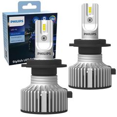 Λάμπες Led H7 Philips Ultinon Pro3021 12V 24V 20W 6000K 1800lm 11972U3021X2 2 Τεμάχια