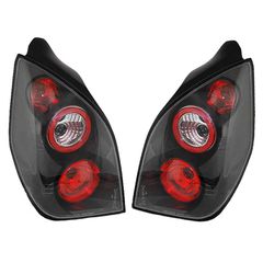 Πισινά Φανάρια Set Για Citroen C2 03-10 Μαύρα JunYan