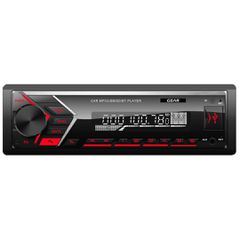GEAR Automotive Equipment ΡΑΔΙΟ GEAR GR-750BT FM/USB/SD/MP3/BLUETHOOTH 4x45W GEAR (ΚΟΚΚΙΝΟΣ ΦΩΤΙΣΜΟΣ)