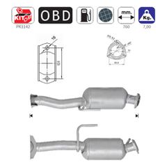 Americat ΦΙΛΤΡΟ DPF ΣΙΛΙΚΟΝΟΥΧΟ ΚΑΡΒΙΔΙΟ SIC JEEP COMMANDER/CHEROKEE 2.7 + 3.0 TD 2002-2010