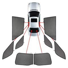 CarShades CarShades - ΚΟΥΡΤΙΝΑΚΙΑ CAR SHADES ΓΙΑ TOYOTA PRIUS 5D 04-09 - 8 ΤΕΜ. (PVC.TOY-PRIU-5-A)
