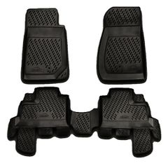 Novline ΠΑΤΑΚΙΑ ΣΕ ΣΚΑΦΗ TPE ΛΑΣΤΙΧΟ ΓΙΑ JEEP WRANGLER 5D 2007-2018 ΣΕ ΜΑΥΡΟ ΧΡΩΜΑ NOVLINE - 4 ΤΕΜ.