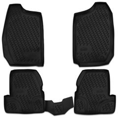 Novline ΠΑΤΑΚΙΑ ΣΕ ΣΚΑΦΗ TPE ΛΑΣΤΙΧΟ ΓΙΑ SUZUKI JIMNY 3D 2001-2018 ΣΕ ΜΑΥΡΟ ΧΡΩΜΑ NOVLINE - 4 ΤΕΜ.