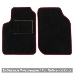 Race Axion ΠΑΤΑΚΙΑ ΜΟΚΕΤΑ ΓΙΑ MERCEDES SMART 450 1998-2006 ΜΑΥΡΟ ΜΕ ΚΟΚΚΙΝΟ ΡΕΛΙ RACE AXION - 2 ΤΕΜ.