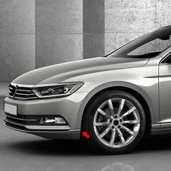 S-dizayn STREAMER ΕΜΠΡΟΣ ΠΡΟΦΥΛΑΚΤΗΡΑ ΚΑΤΩ ΚΑΙ ΠΛΑΙΝΑ ΓΙΑ VW PASSAT B8 SD 2015+ - 3 ΤΕΜ.