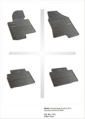 Λαστιχένια πατάκια HYUNDAI Tucson I (2004-2010) / IX35 (2010-2015) / KIA Sportage III (2010-2015) - 4τμχ.