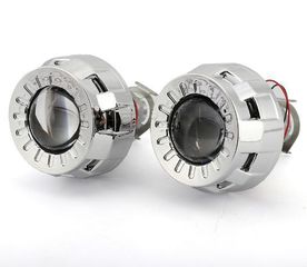 Bi xenon προτζέκτορες για ενσωμάτωση Morimoto Mini 2'' - με 2 στρογγυλά καπάκια