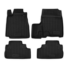 Novline ΠΑΤΑΚΙΑ ΣΕ ΣΚΑΦΗ TPE ΛΑΣΤΙΧΟ ΓΙΑ HONDA CR-V III 2007+ ΣΕ ΜΑΥΡΟ ΧΡΩΜΑ NOVLINE - 4 ΤΕΜ.