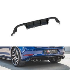Diffuser Πίσω Προφυλακτήρα Για VW Golf VII μετά το 2017 Για R Έκδοση V3 Γυαλιστερό Μαύρο Maxton Design Από Abs Πλαστικό 1 Τεμάχιο
