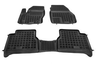 Λαστιχένια πατάκια Ford Transit Connect / Tourneo Connect (2013-2023) - τύπου σκαφάκι - 3τμχ., Rezaw Plast