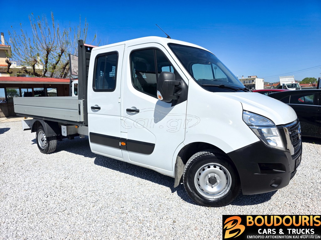 Διπλοκάμπινο Nissan 2022 NV400 • Euro 6• 7-θέσιο • Καρότσα 3.20m •  AC • Άψογο